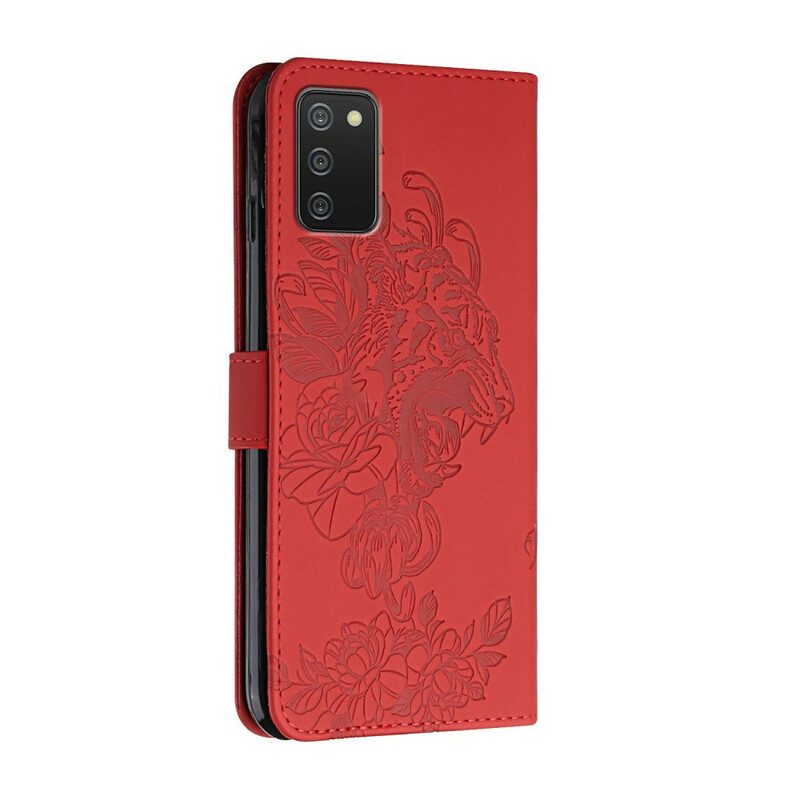 Fodral För Samsung Galaxy A02s Med Kedjar Barock Strappy Tiger