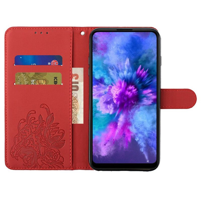 Fodral För Samsung Galaxy A02s Med Kedjar Barock Strappy Tiger