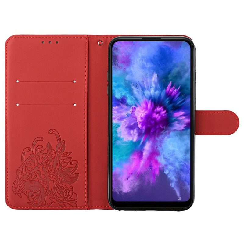 Fodral För Samsung Galaxy A02s Med Kedjar Barock Strappy Tiger