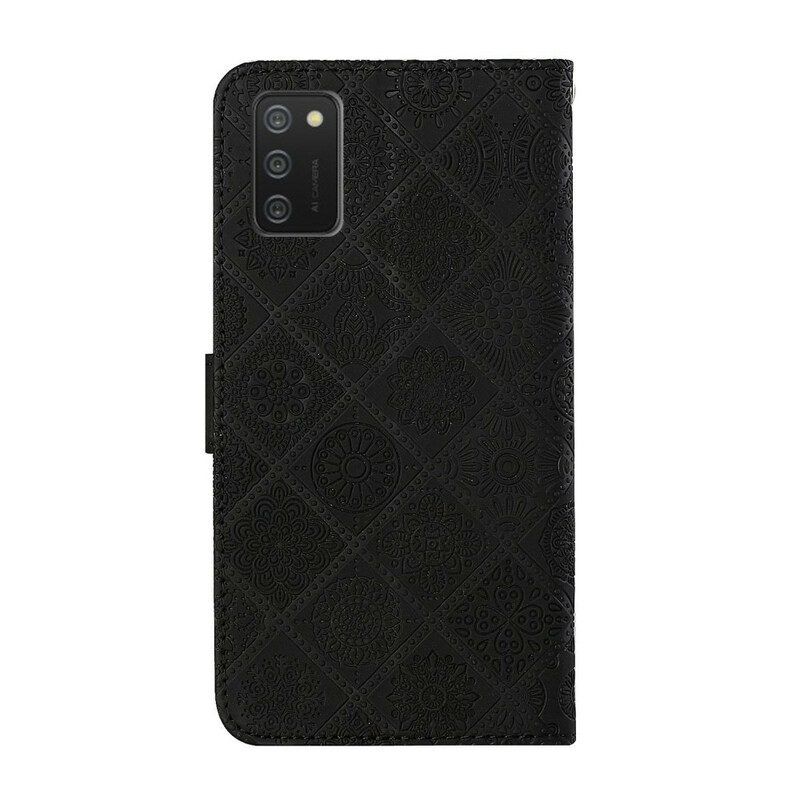 Fodral För Samsung Galaxy A02s Tapestrymönster