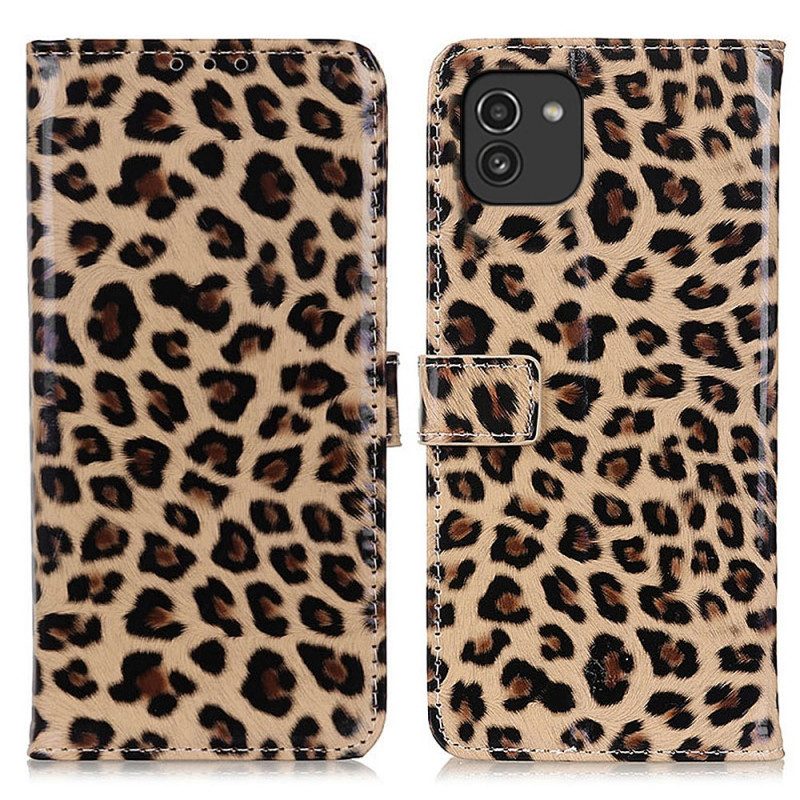 Fodral För Samsung Galaxy A03 Leopard