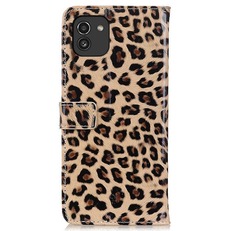 Fodral För Samsung Galaxy A03 Leopard