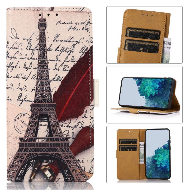 Fodral För Samsung Galaxy A03 Poetens Eiffeltorn