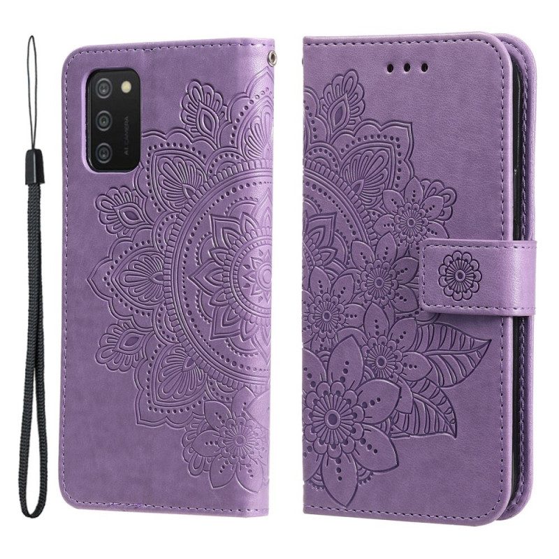 Fodral För Samsung Galaxy A03s Blomstermandala