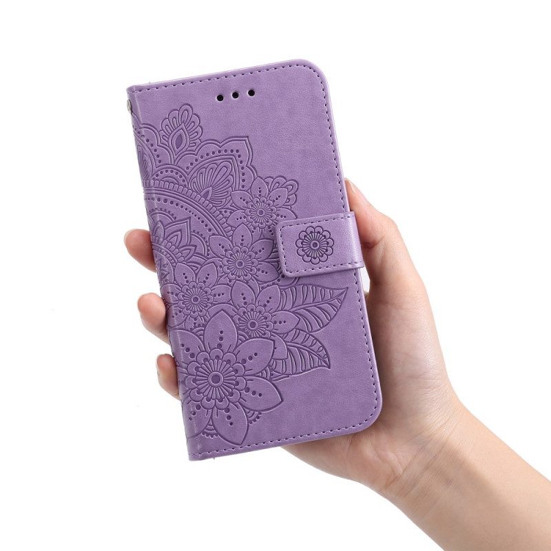 Fodral För Samsung Galaxy A03s Blomstermandala