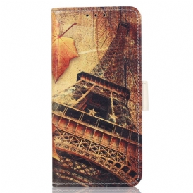 Fodral För Samsung Galaxy A03s Eiffeltornet På Hösten