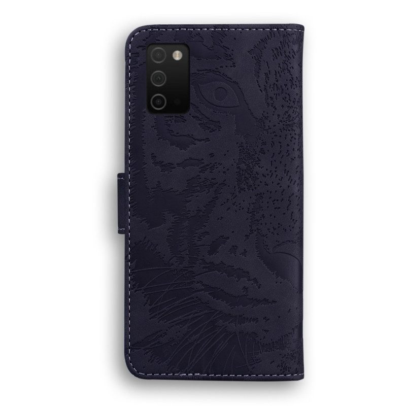 Fodral För Samsung Galaxy A03s Tiger Face Print