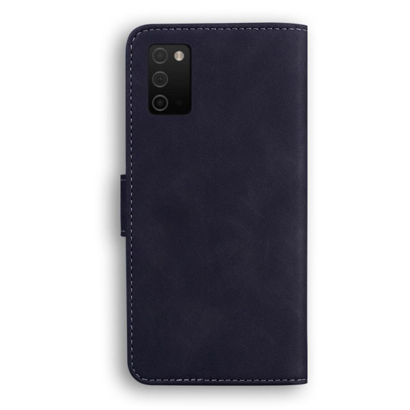 Fodral För Samsung Galaxy A03s Vintage Couture Läderstil