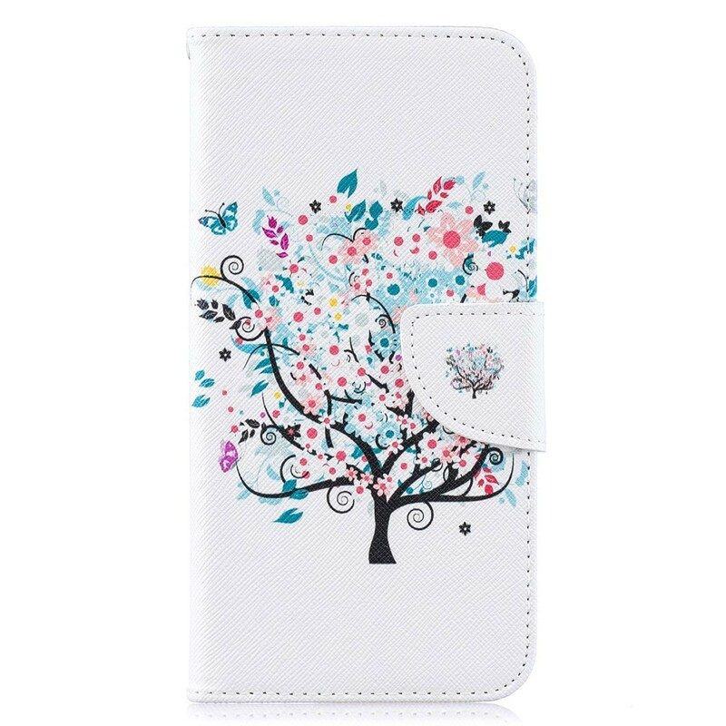 Fodral För Samsung Galaxy A10 Blommigt Träd