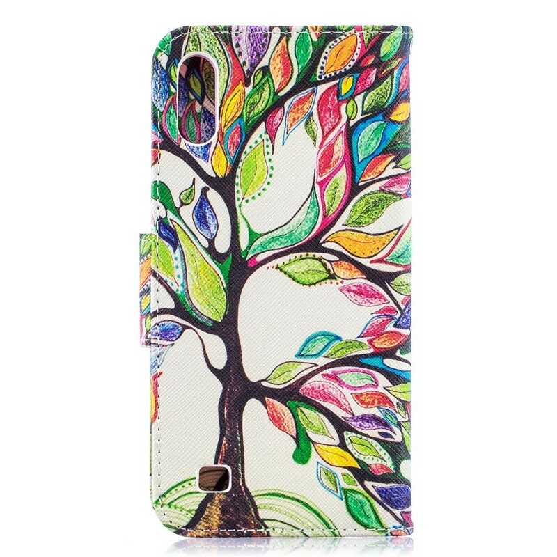 Fodral För Samsung Galaxy A10 Färgat Träd