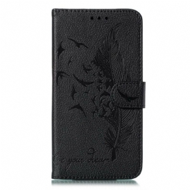 Fodral För Samsung Galaxy A10 Faux Leather Lev Din Dröm