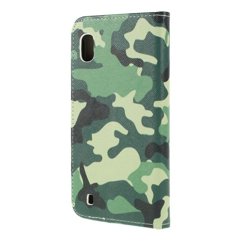 Fodral För Samsung Galaxy A10 Militärt Kamouflage
