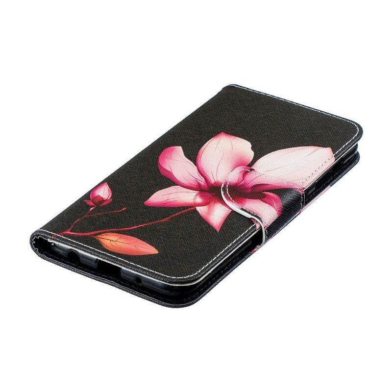 Fodral För Samsung Galaxy A10 Rosa Blomma