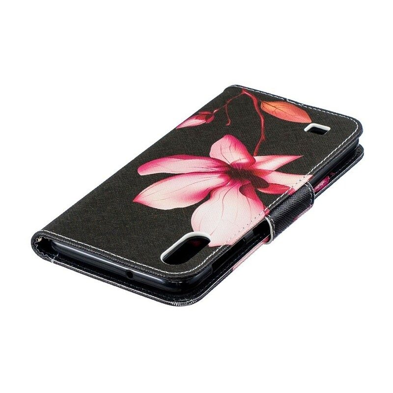 Fodral För Samsung Galaxy A10 Rosa Blomma