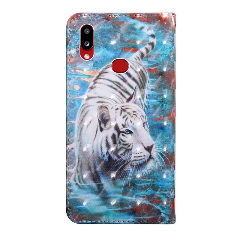 Fodral För Samsung Galaxy A10s Ljusfläck Tigern Lucian