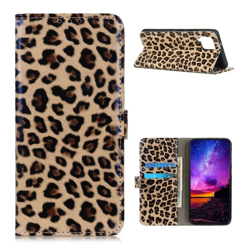 Fodral För Samsung Galaxy A12 / M12 Enkel Leopard