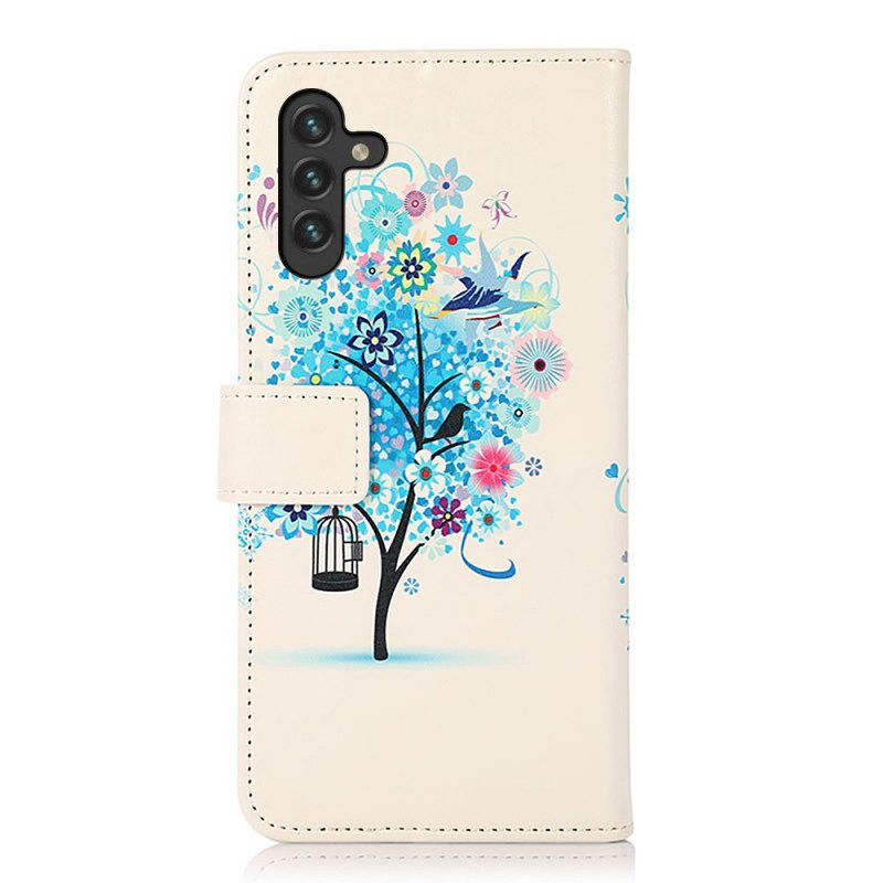Fodral För Samsung Galaxy A13 5G Blommande Träd