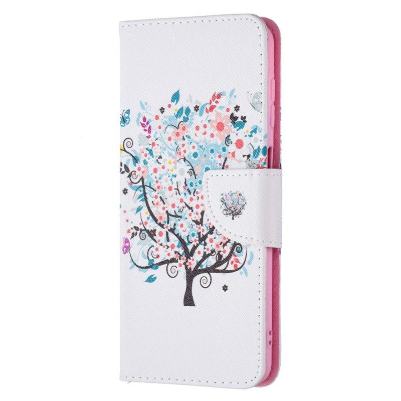 Fodral För Samsung Galaxy A13 5G Blommigt Träd