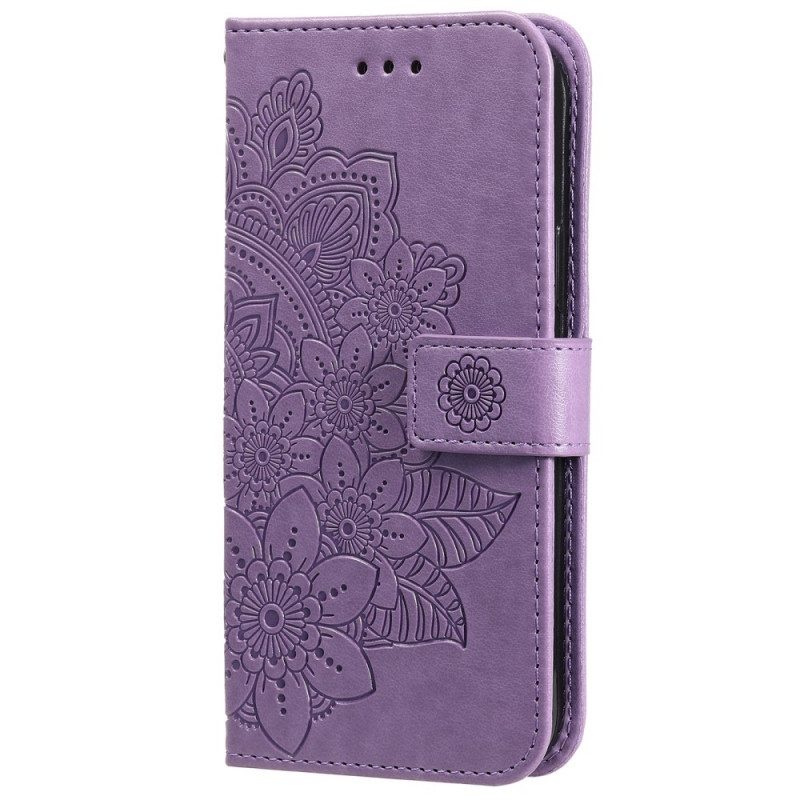 Fodral För Samsung Galaxy A13 5G Blomstermandala