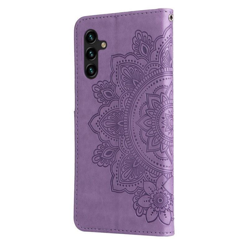 Fodral För Samsung Galaxy A13 5G Blomstermandala