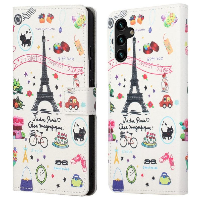 Fodral För Samsung Galaxy A13 5G Jag Älskar Paris