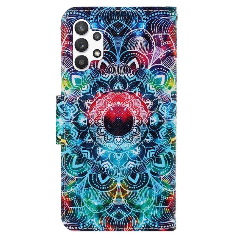 Fodral För Samsung Galaxy A13 Med Kedjar Flashy Strappy Mandala