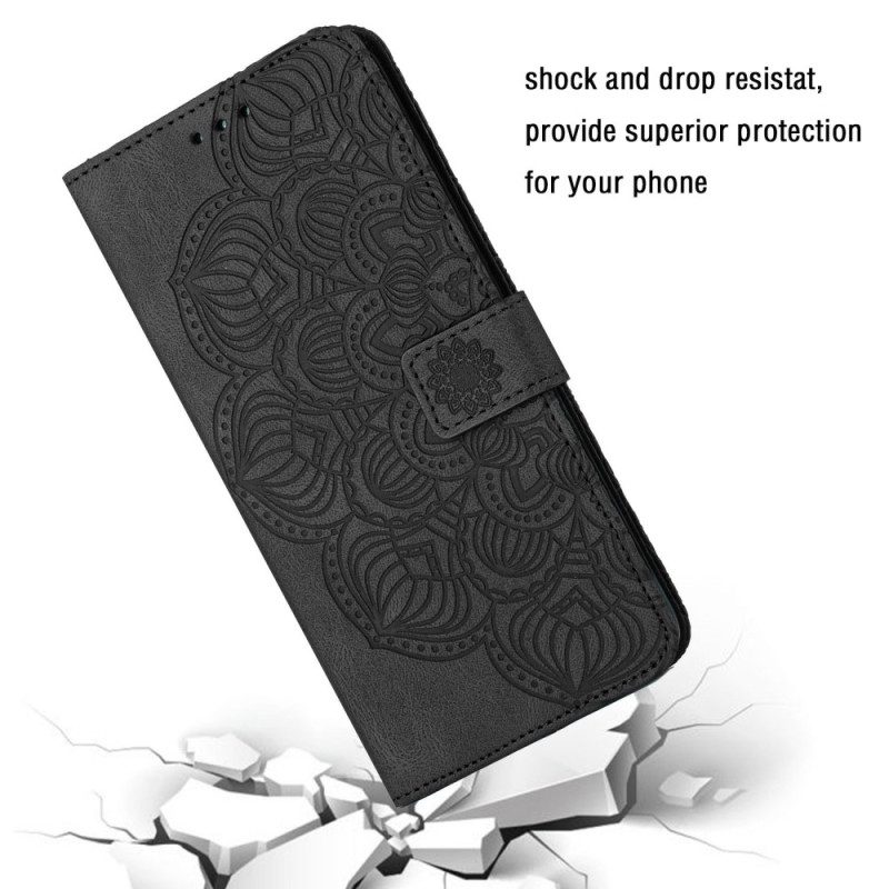 Fodral För Samsung Galaxy A13 Med Kedjar Vintage Strappy Mandala