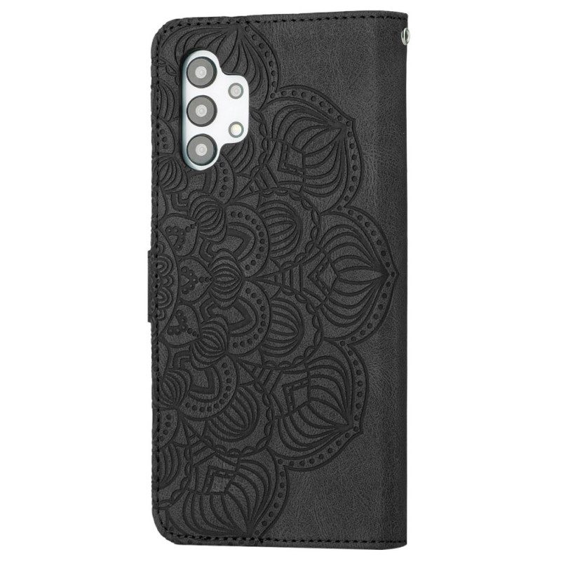 Fodral För Samsung Galaxy A13 Med Kedjar Vintage Strappy Mandala