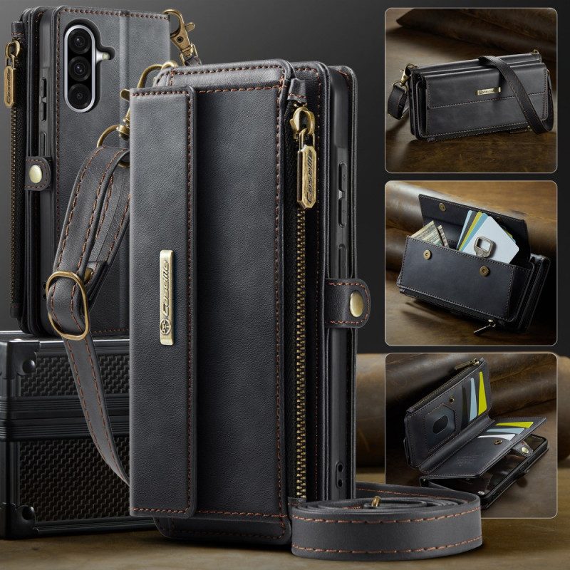 Fodral För Samsung Galaxy A17 4g / 5g Caseme Plånbok Med Mockaeffekt