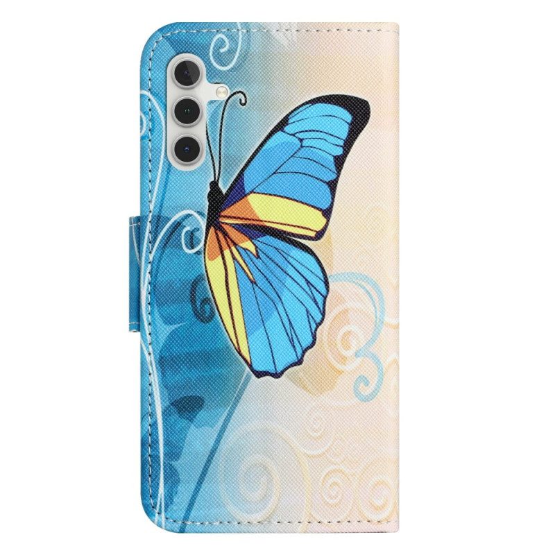 Fodral För Samsung Galaxy A17 4g / 5g Fjärilsmönster