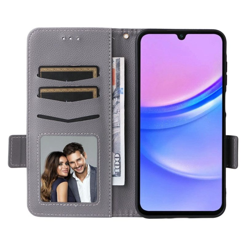 Fodral För Samsung Galaxy A17 4g / 5g Konstläder Med Rem