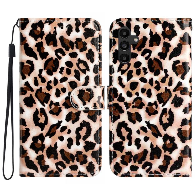Fodral För Samsung Galaxy A17 4g / 5g Leopardmönster