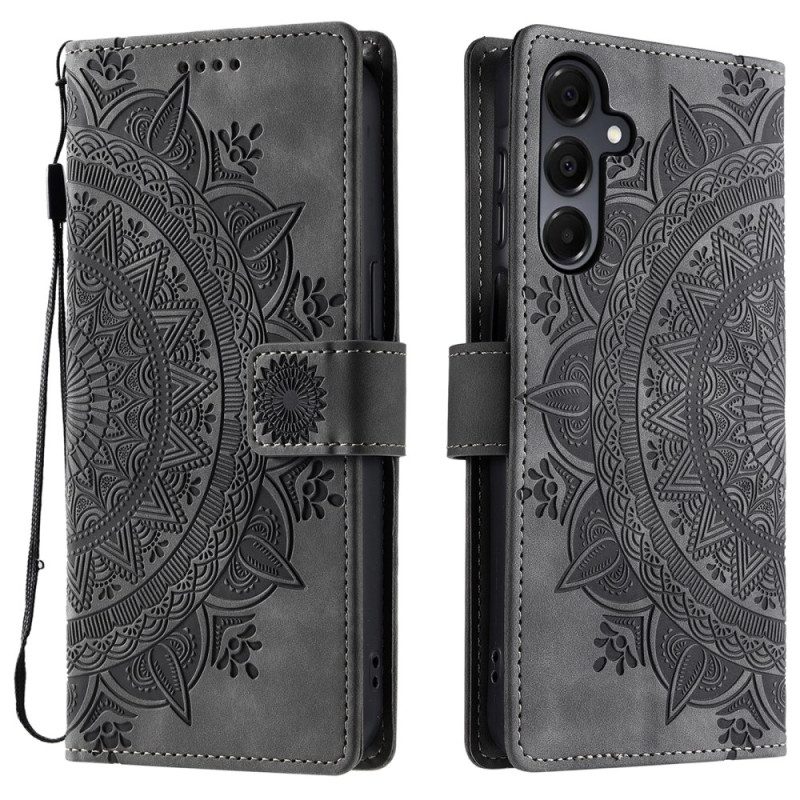Fodral För Samsung Galaxy A17 4g / 5g Mandala I Mockaeffekt