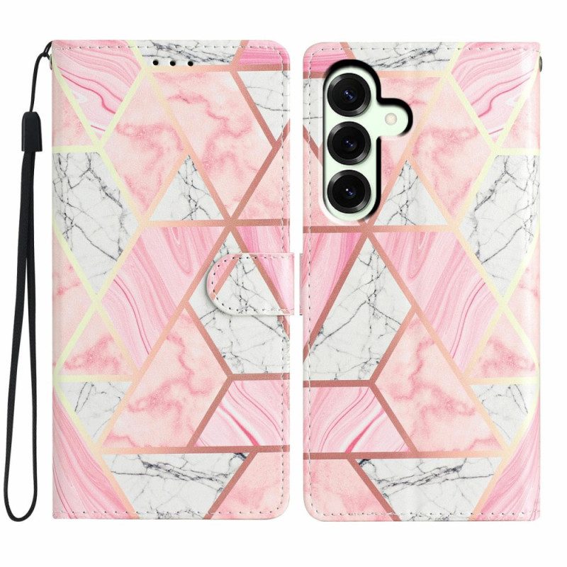 Fodral För Samsung Galaxy A17 4g / 5g Rosa Marmor