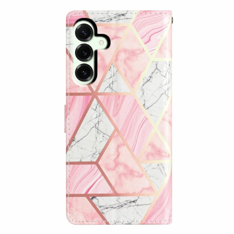 Fodral För Samsung Galaxy A17 4g / 5g Rosa Marmor