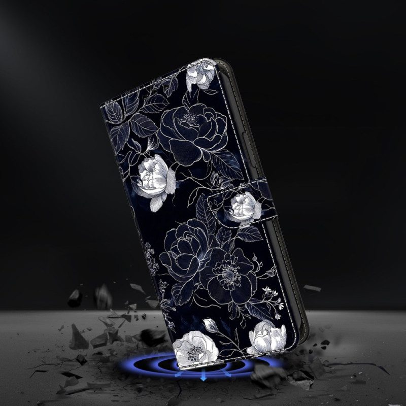 Fodral För Samsung Galaxy A17 4g / 5g Vintageblommor
