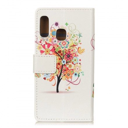 Fodral För Samsung Galaxy A20e Blommande Träd