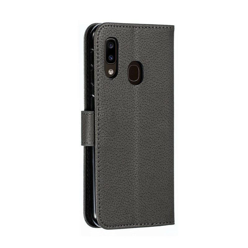 Fodral För Samsung Galaxy A20e Faux Leather Lev Din Dröm