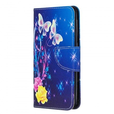 Fodral För Samsung Galaxy A20e Fjärilar I Himlen