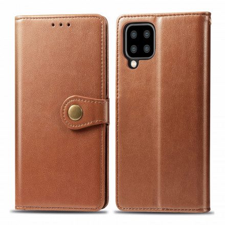 Fodral För Samsung Galaxy A22 4G Faux Läder Och Vintagelås