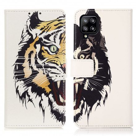 Fodral För Samsung Galaxy A22 4G Handtig Tiger