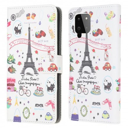 Fodral För Samsung Galaxy A22 4G Jag Älskar Paris
