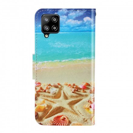 Fodral För Samsung Galaxy A22 4G Med Kedjar Thong Beach