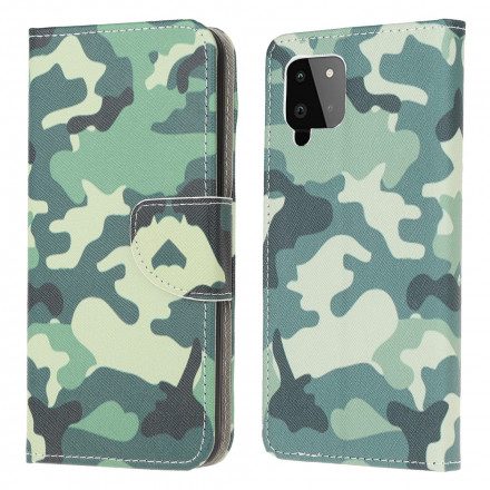 Fodral För Samsung Galaxy A22 4G Militärt Kamouflage