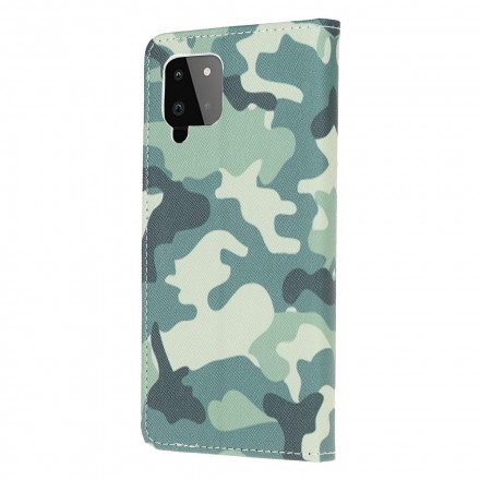 Fodral För Samsung Galaxy A22 4G Militärt Kamouflage