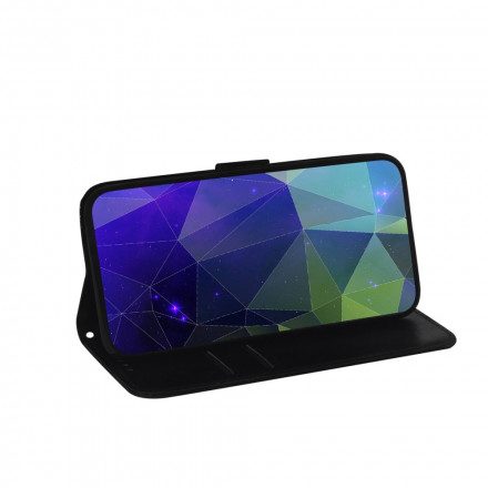Fodral För Samsung Galaxy A22 5G Spegelskydd I Konstläder
