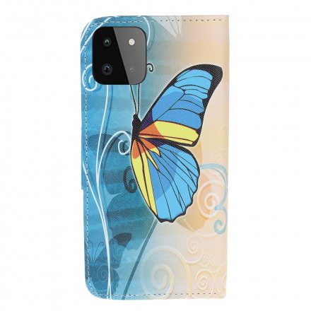 Fodral För Samsung Galaxy A22 5G Suveräna Fjärilar