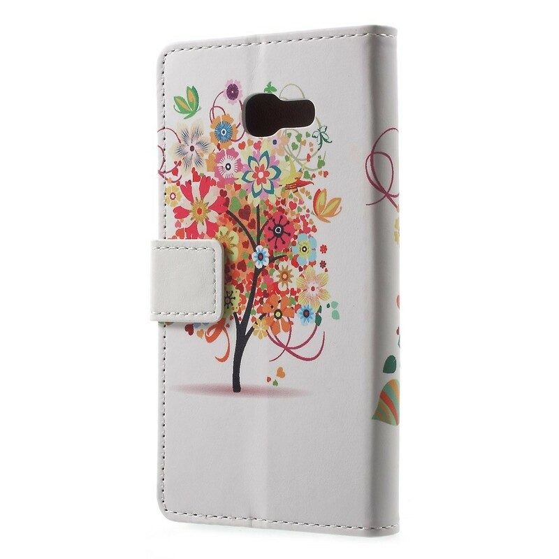 Fodral För Samsung Galaxy A3 2017 Blommande Träd