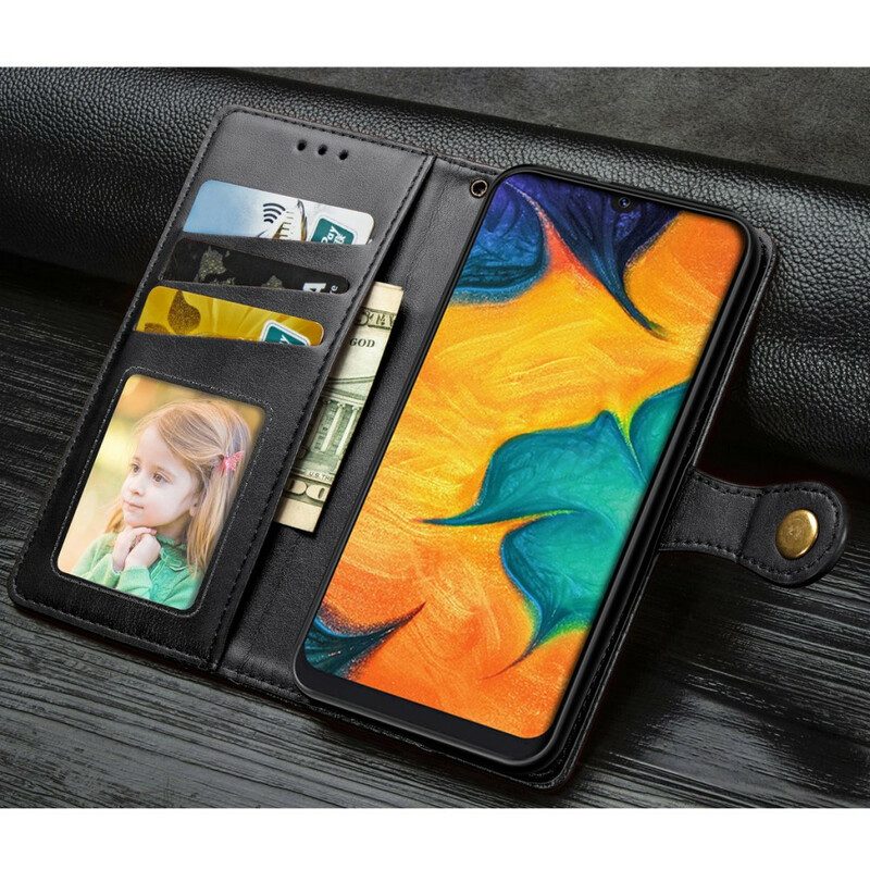 Fodral För Samsung Galaxy A30 / A20 Business Läderstil