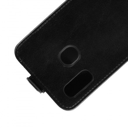 Fodral För Samsung Galaxy A30 / A20 Folio-fodral Vikbar Lädereffekt